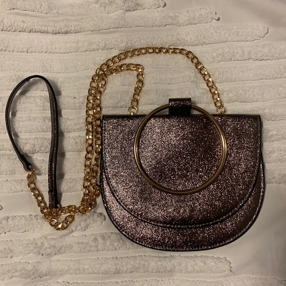 Trouve Gunmetal crossbody Bag